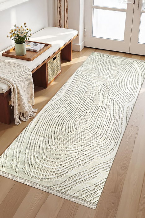 Conceptum Amorf - Ar003 Alfombra Crema 100 x 200 cm Conceptum Amorf - Ar003 Alfombra Crema 100 x 200 cm